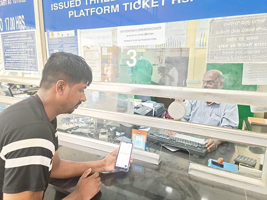 Palakkad divission new tickeing technology